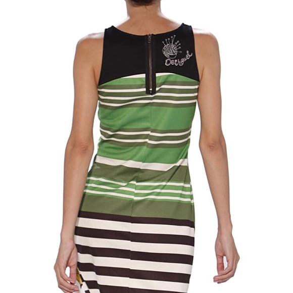 Desigual Short Striped Dress - Picture 2 of 5
